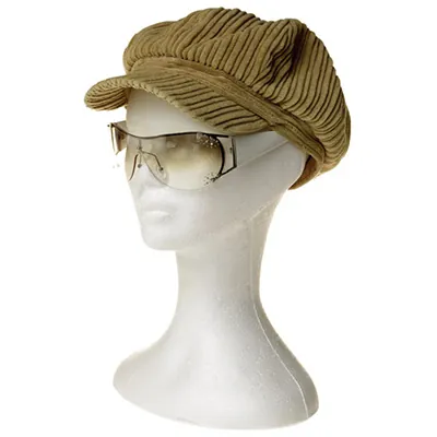 Tête mannequin femme polystyrène H 34 cm - Tête pour perruque, chapeau - Blanc - Têtes-2