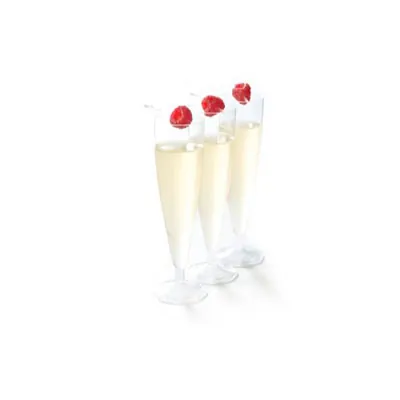Flûte à champagne plastique réutilisable 13,5 cl - Flûte plastique - Lot de 10 - Gobelets carton, Gobelets café