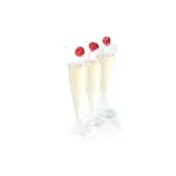 Flûte à champagne plastique réutilisable 13,5 cl - Flûte plastique - Lot de 10 - Gobelets plastique, Flûtes plastique, Verres à pied plastique