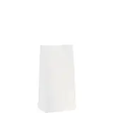 Sac SOS kraft blanc 12,5 x 7,5 x 24,5 cm 60 g/m² – Sac kraft sans poignée - Lot de 250