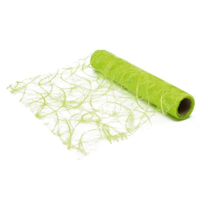 Chemin de table Sizoweb 30 cm x 25 m - Chemin de table intissé - Vert anis - Chemins de table jetables, Sets de table papier