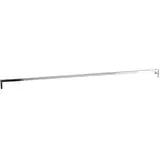 Barre de penderie coulissante - Traverse penderie carrée Section 25 x 25 mm L 196 à 380 cm Acier galvanisé - Faitière penderie - Penderies et accessoires pour parasol