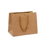 Sacs kraft luxe bruns poignées cordelette 24+14x19,5 cm 170g/m² – Paquet de 10 - Sacs cadeaux, Boîtes cadeaux & Coffrets fête des pères