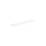 Tablette droite bois mélaminé chant PVC 100 x 20 cm ép. 18 mm - Blanc - Lot de 2 - Tablettes bois pour Ligne Store