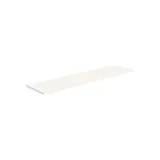 Tablette droite bois mélaminé chant PVC 120 x 30 cm ép. 18 mm - Blanc - Lot de 2 - Tablettes Bois mélaminé