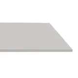 Tablette droite bois mélaminé chant PVC 60 x 40 cm ép. 18 mm - Gris clair - Lot de 2 - Tablettes Bois mélaminé