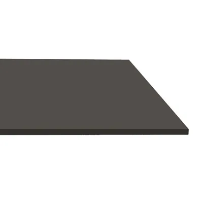 Tablette droite bois mélaminé chant PVC 60 x 40 cm ép. 18 mm - Gris anthracite - Lot de 2 - Tablettes Bois mélaminé