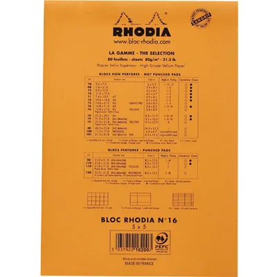 Bloc bureau feuilles petits carreaux - Blocs notes, Cahiers-3