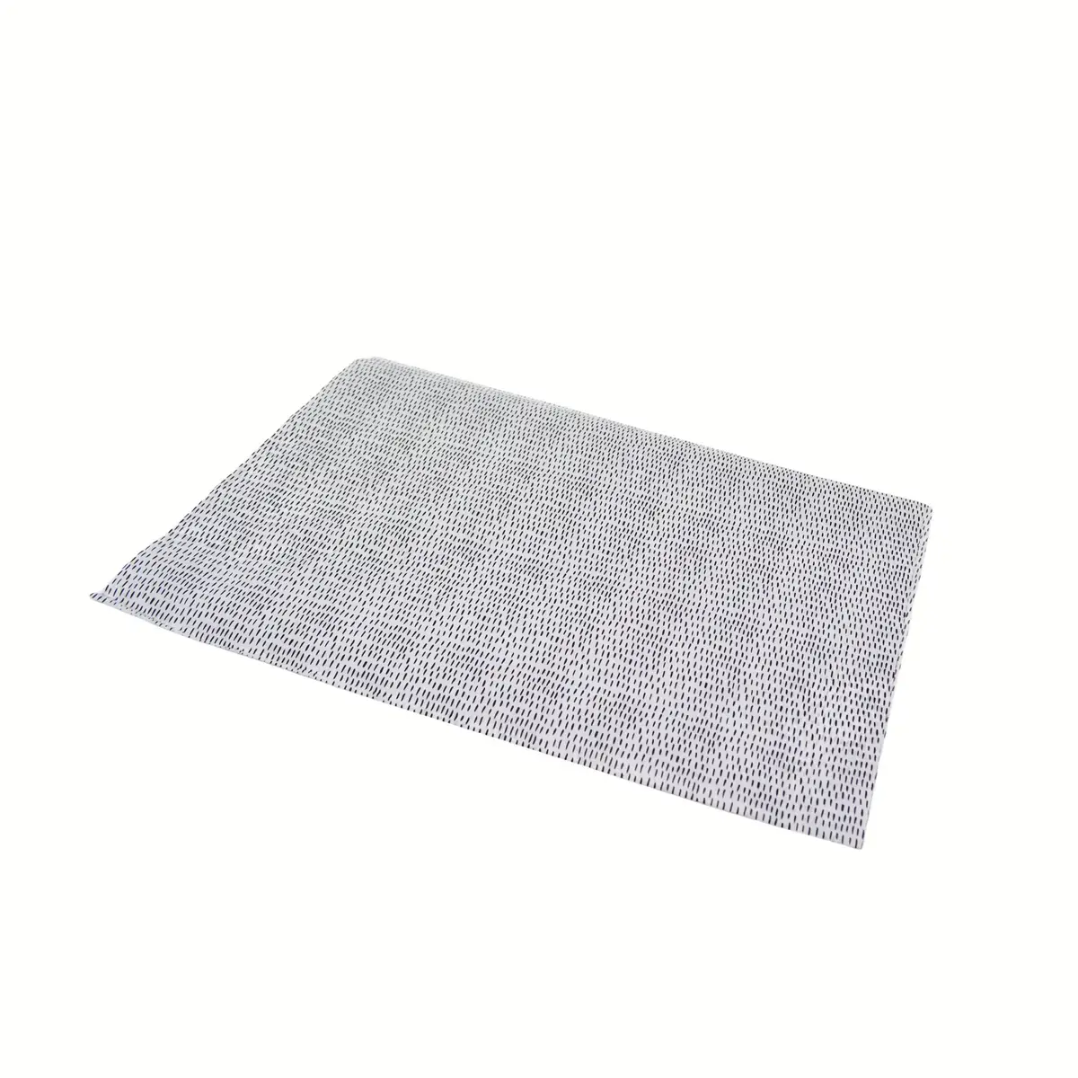 Papier de soie blanc motif traits noirs 50x70 cm – Paquet de 120 feuilles - Papiers de soie-2