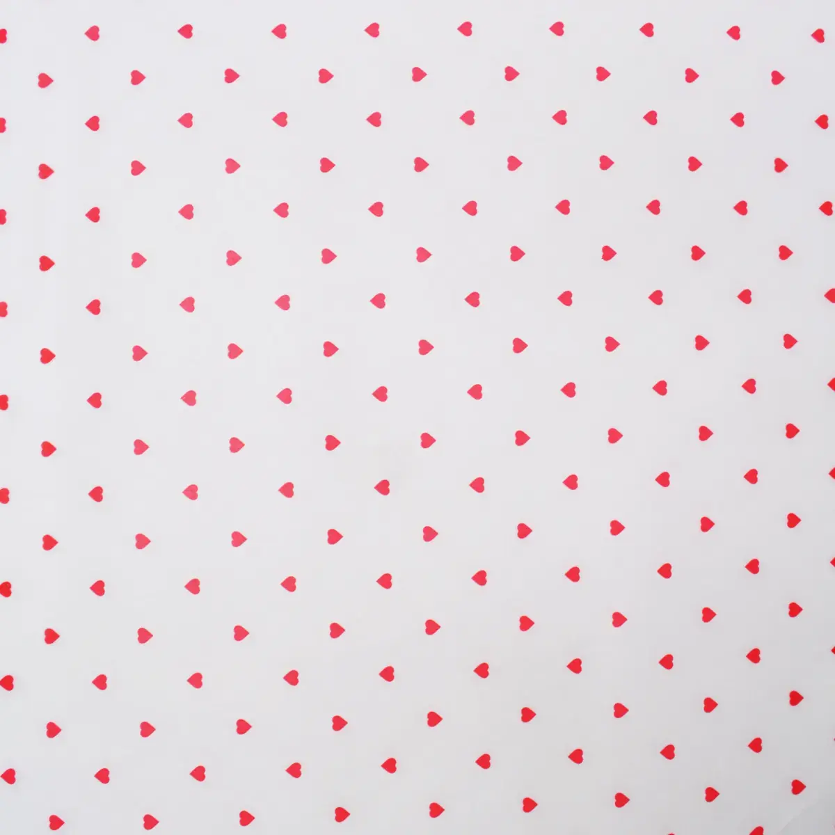 Papier de soie blanc motif coeurs 50x70cm 17g/m² – Paquet de 120 feuilles - Papiers de soie