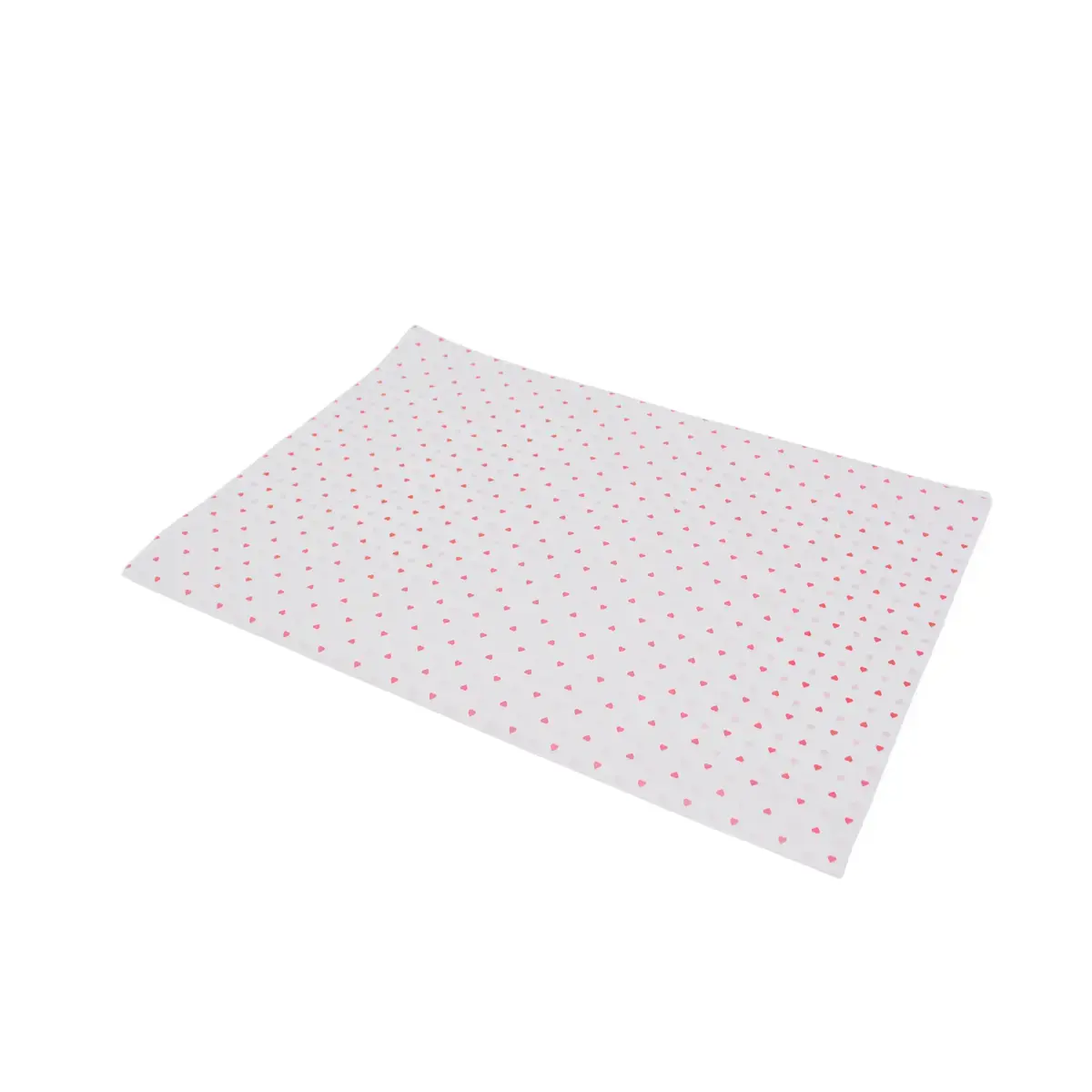 Papier de soie blanc motif coeurs 50x70cm 17g/m² – Paquet de 120 feuilles - Papiers de soie-2