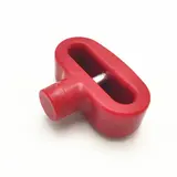 Antivol pour broche double magasin Ø 5 à 8 mm rouge – Stop broche – Paquet de 20 - Portiques, macarons antivol et accessoires