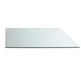 Tablette transparente verre trempé pour rayonnage magasin 120 x 20 cm, ép. 6 mm - Verre clair - Lot de 2 - Tablettes Verre