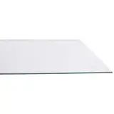 Tablette transparente verre trempé pour rayonnage magasin 40 x 20 cm, ép. 6 mm - Lot de 2 - Tablettes Verre