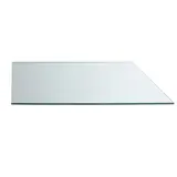 Tablette transparente verre trempé pour rayonnage magasin 66,5 x 25 cm, ép. 8 mm - Verre clair - Lot de 2 - Tablettes Verre