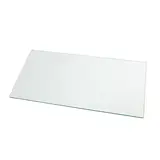 Tablette transparente verre trempé pour rayonnage magasin 60 x 30 cm, ép. 6 mm - Verre clair - Lot de 2 - Tablettes Verre