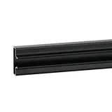 Profil aluminium - Insert aluminium pour panneau rainuré L 120 cm noir laqué - Profils aluminium