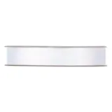 Ruban gros grain blanc 15 mm x 20 m coton