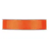 Ruban gros grain orange 25 mm x 20 m coton