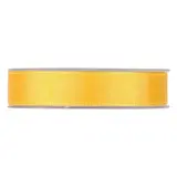 Ruban gros grain jaune 25 mm x 20 m coton