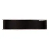 Ruban gros grain noir 25 mm x 20 m coton - Rubans cadeaux, Rubans tissu, Cordons