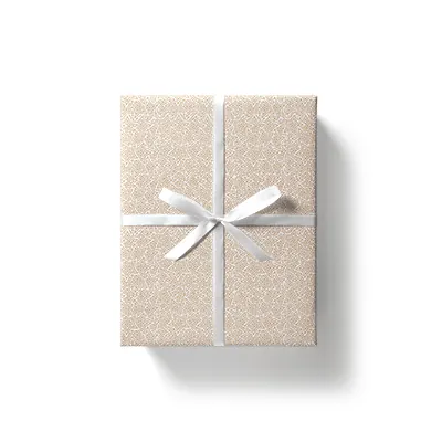 Papier cadeau couché blanc origami étoiles cuivre 70 cm x 100 m 70 g/m² – le rouleau - Papier cadeaux couchés à motifs-6