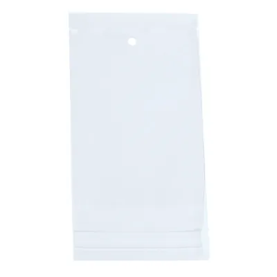 Sachet plastique haute brillance avec rabat adhésif et trou d'aération 10x15cm BOPP 40µ - Sachet de conditionnement - Lot de 1000 - Sacs rabats adhésifs