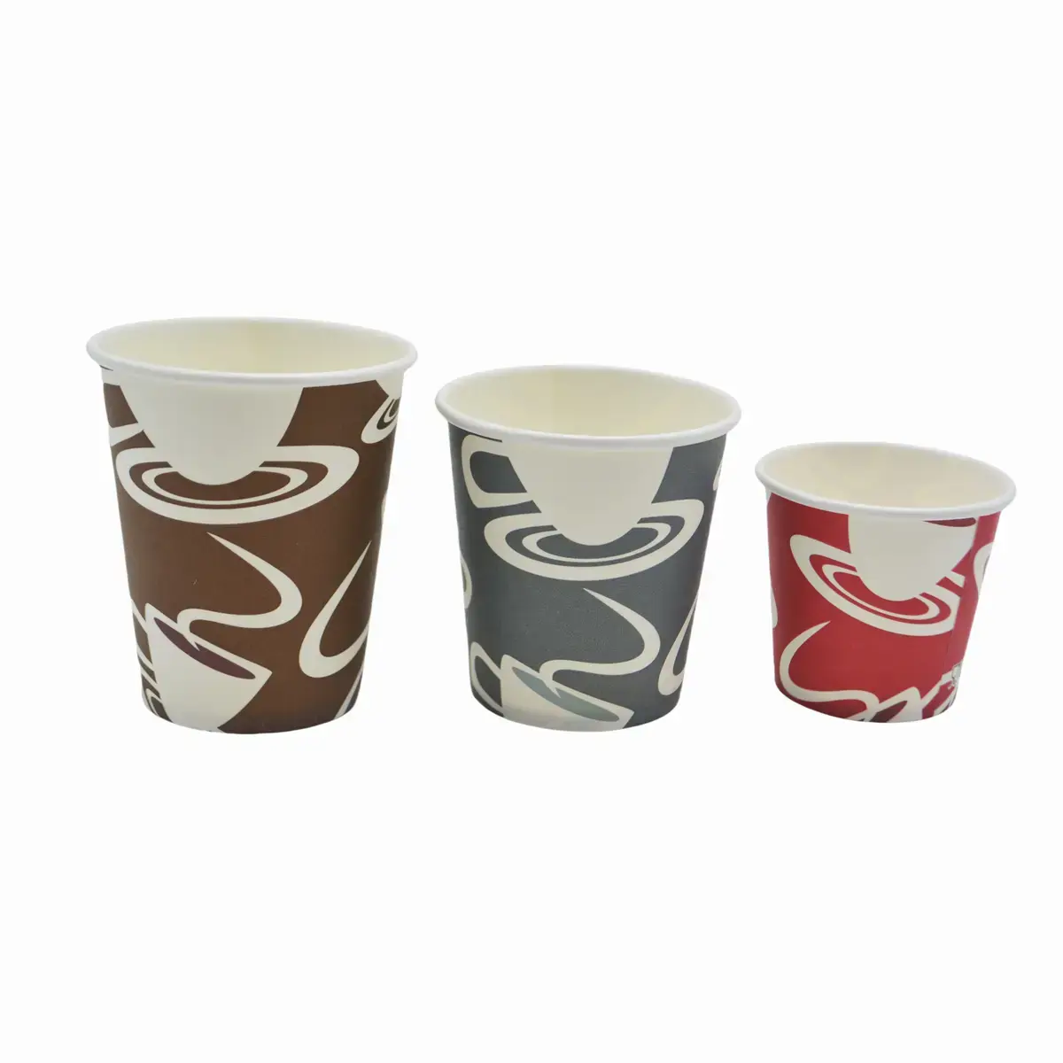 Gobelet boisson chaude 18 cl ø 7,8 x 7,8 cm - Gobelet carton - Gobelet café - Bleu / Blanc - Lot de 50 - Gobelets carton, Gobelets café-2