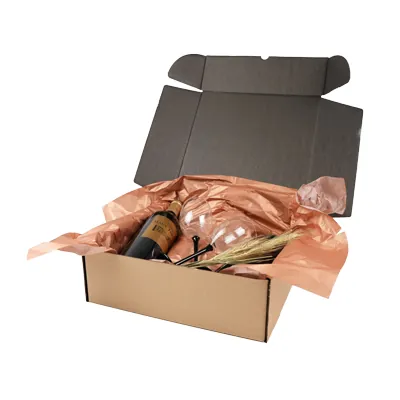 Boîte carton réversible brun / noir 32 + 33 x 10,5 cm - Carton d'expédition - Lot de 20 - Boites cadeaux carton pliables-6