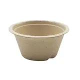 Pot à sauce en fibre végétale 55 ml - Naturel - Coupelle jetable - Lot de 50 - Pots à sauce, Verrines jetables