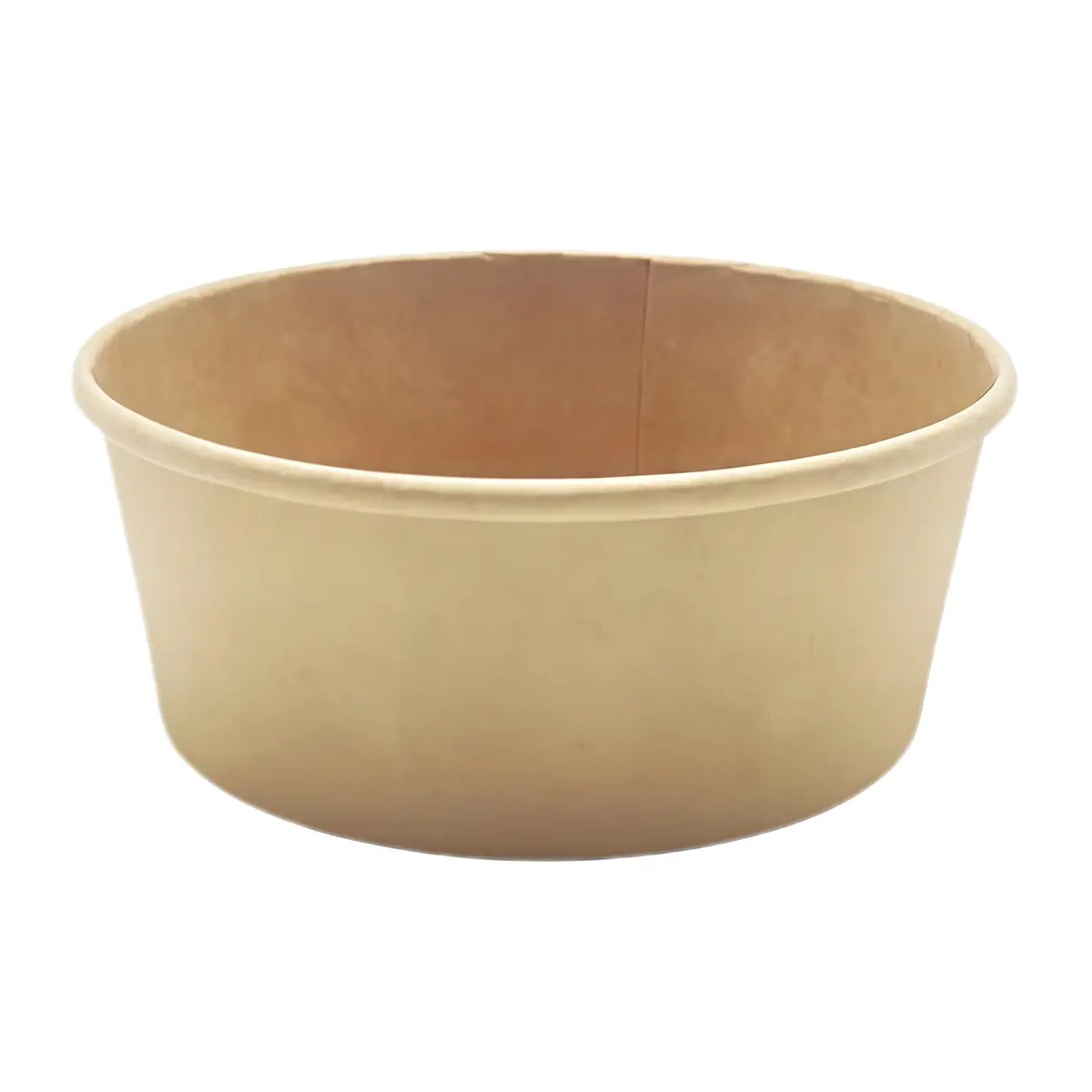 Saladier carton rond brun 550 ml ø 15 x 4,5 cm - Bol kraft - Bol salade - Lot de 50 - Saladiers