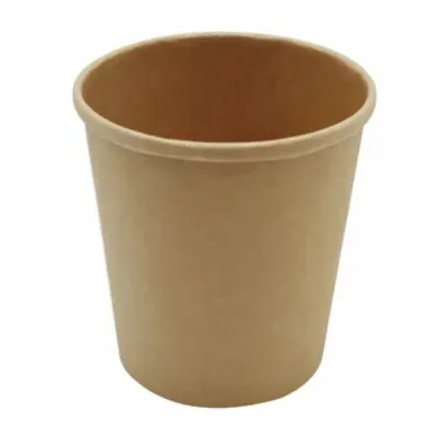 Pot à soupe carton kraft avec revêtement 975 ml ø 11,5 x ø 9,3 x 13 cm - Pot carton - Lot de 25 - Pots à soupe, Boîtes à pâtes