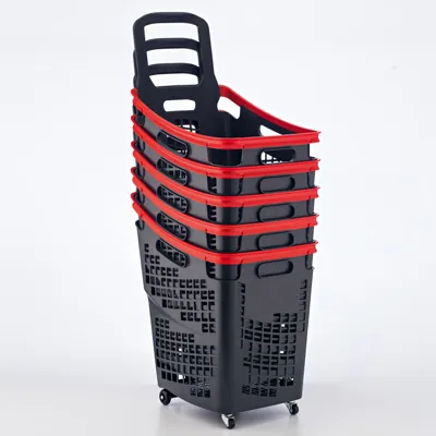 Panier à roulettes - Paniers magasin-2