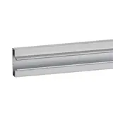 Profil aluminium - Insert aluminium pour panneau rainuré L 99,3 cm gris finition brut - Profils aluminium