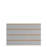 Panneau rainuré Gris clair, entraxe 15 cm - Ligne Memphis