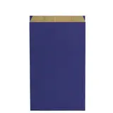 Pochette cadeau kraft vergé bleu marine 25 x 6,5 x 41 cm - Sachet kraft - Lot de 250 - Pochettes cadeaux fête des pères