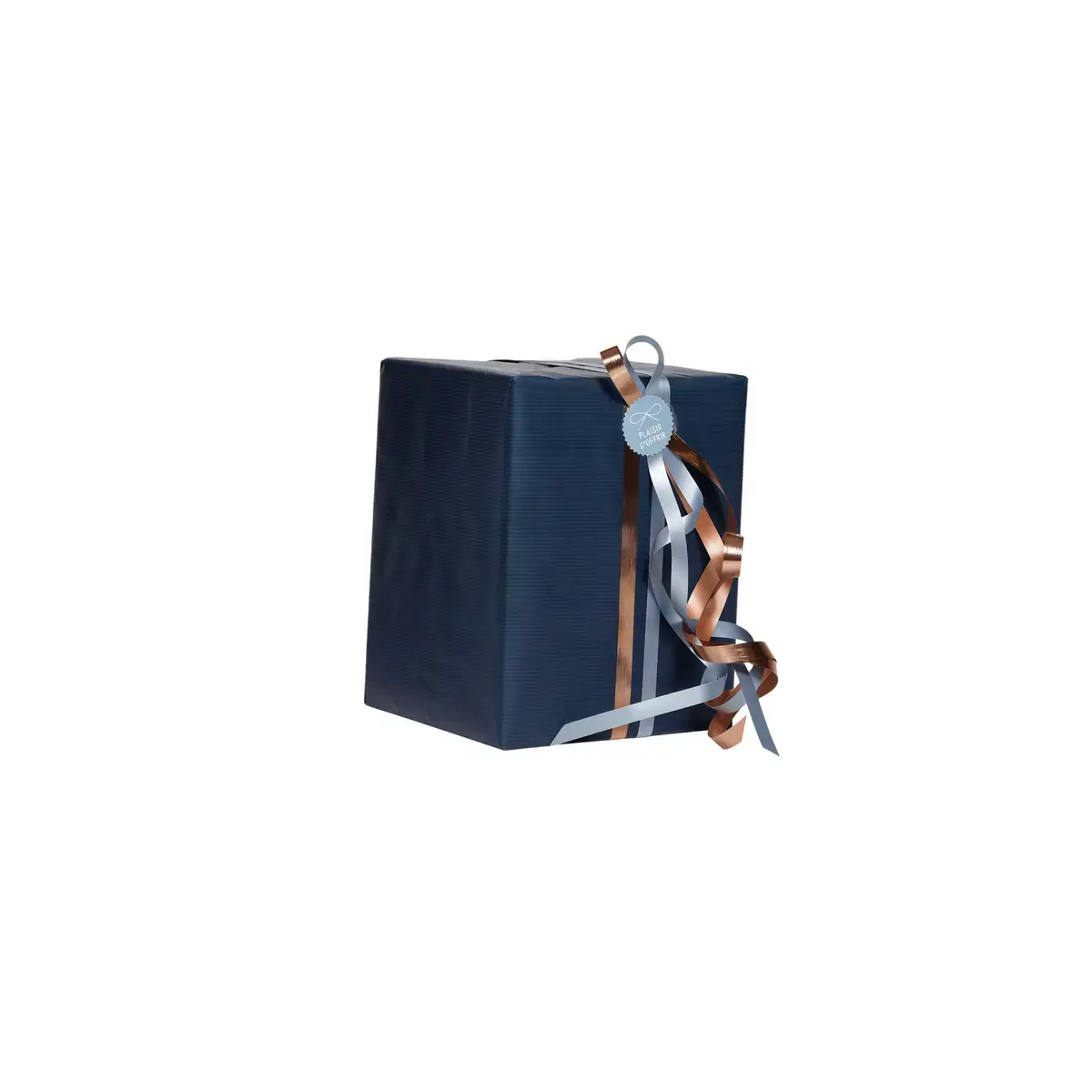 Papier cadeau kraft bleu uni 70 cm x 100 m 60 g/m² – le rouleau - Papiers cadeaux kraft, Papiers cadeaux unis-3