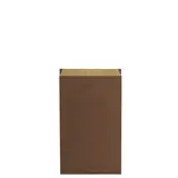 Pochette cadeau kraft vergé marron chocolat 12 x 4,5 x 19,5 cm - Sachet kraft - Lot de 250 - Pochettes cadeaux unies