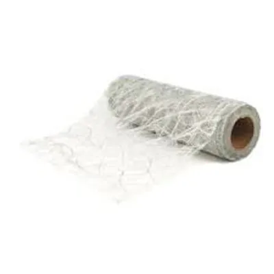 Chemin de table Sizoweb 30 cm x 5 m - Chemin de table intissé - Argent - Chemins de table jetables, Sets de table papier