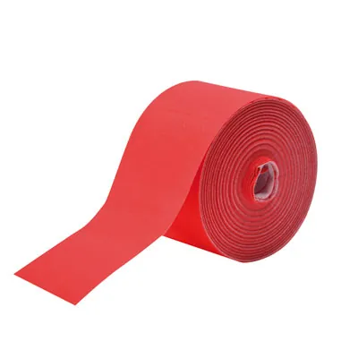 Cache palette intissé uni rouge 15 cm x 50 m - Affiches Soldes-2