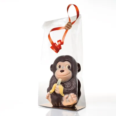 Sachet transparent fond carton or / argent 16 x 8 x 42 cm OPPC 35µ - Sachet confiserie - Sachet bonbons - Lot de 100 - Sachets bonbon, Sachets confiserie-5