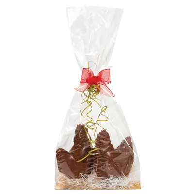 Sachet transparent fond carton or / argent 23 x 11 x 57 cm OPPC 35µ - Sachet confiserie - Sachet bonbons - Lot de 100 - Sachets bonbon, Sachets confiserie-3