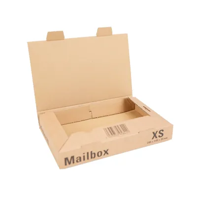 Carton d'expédition postal Brun 24,5 x 14,5 x 3,3 cm - Boîte carton - Lot de 15 - Cartons d'expédition, Boîtes carton-3