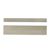 Habillage haut et bas pour comptoir chêne authentique gris 60 cm - Déstockage