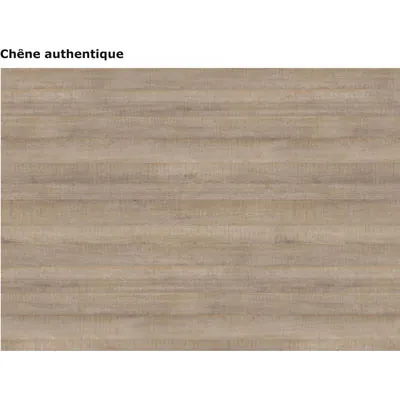 Joues de finition pour étagère haute Global stratifié chêne gris 18 x 204cm – Lot de 2 - Ligne Global-2