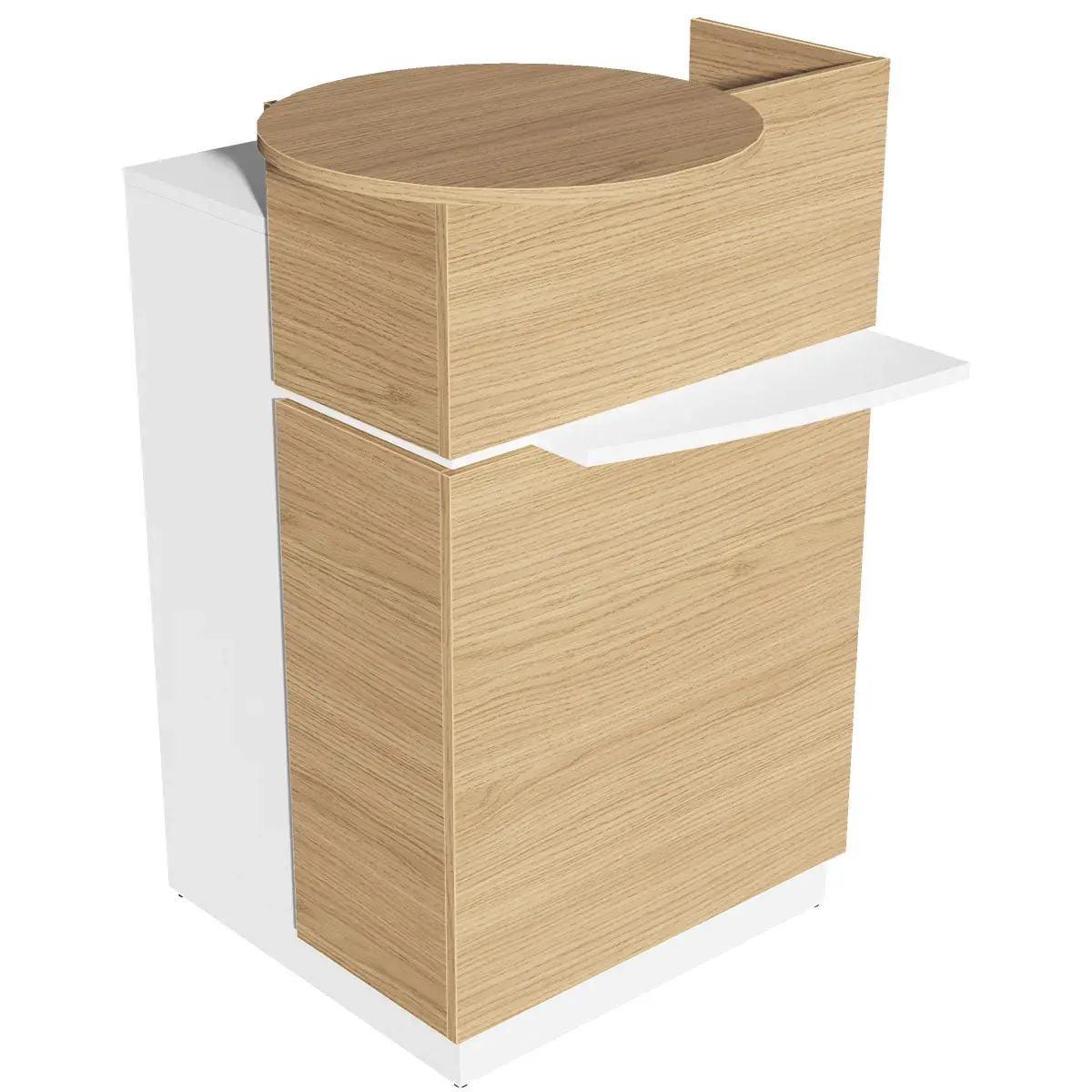 Comptoir Global blanc 60,7 x 58,6 x 94,5 cm - Comptoir Global-3