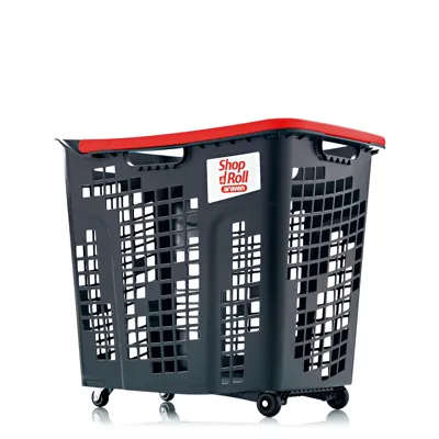 Panier sur roulettes - Paniers magasin-2