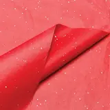 Papier de soie rouge pailleté 17g/m² 50 x 75 cm, 240 feuilles - Papiers de soie