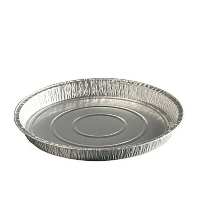 Moule tourtière - Tourtière aluminium 575 ml ø 24,7 x 1,5 cm - Lot de 100 - Barquettes en aluminium