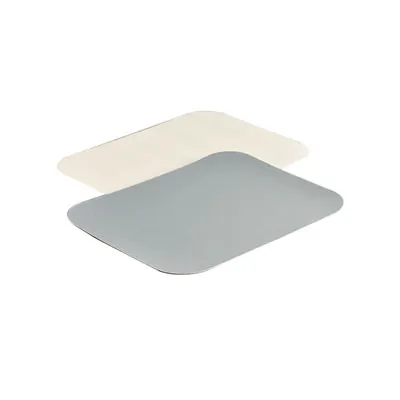 Couvercle pour barquette aluminium 435 ml 14 x 11,4 cm - Opercule pour barquette aluminium - Lot de 100 - Barquettes en aluminium